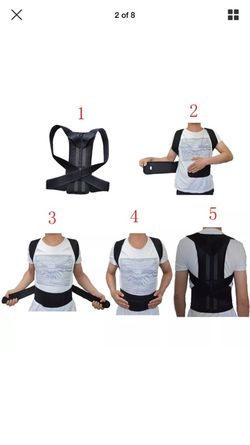Fully Adjustable Magnetic Posture/Spine Corrector!!