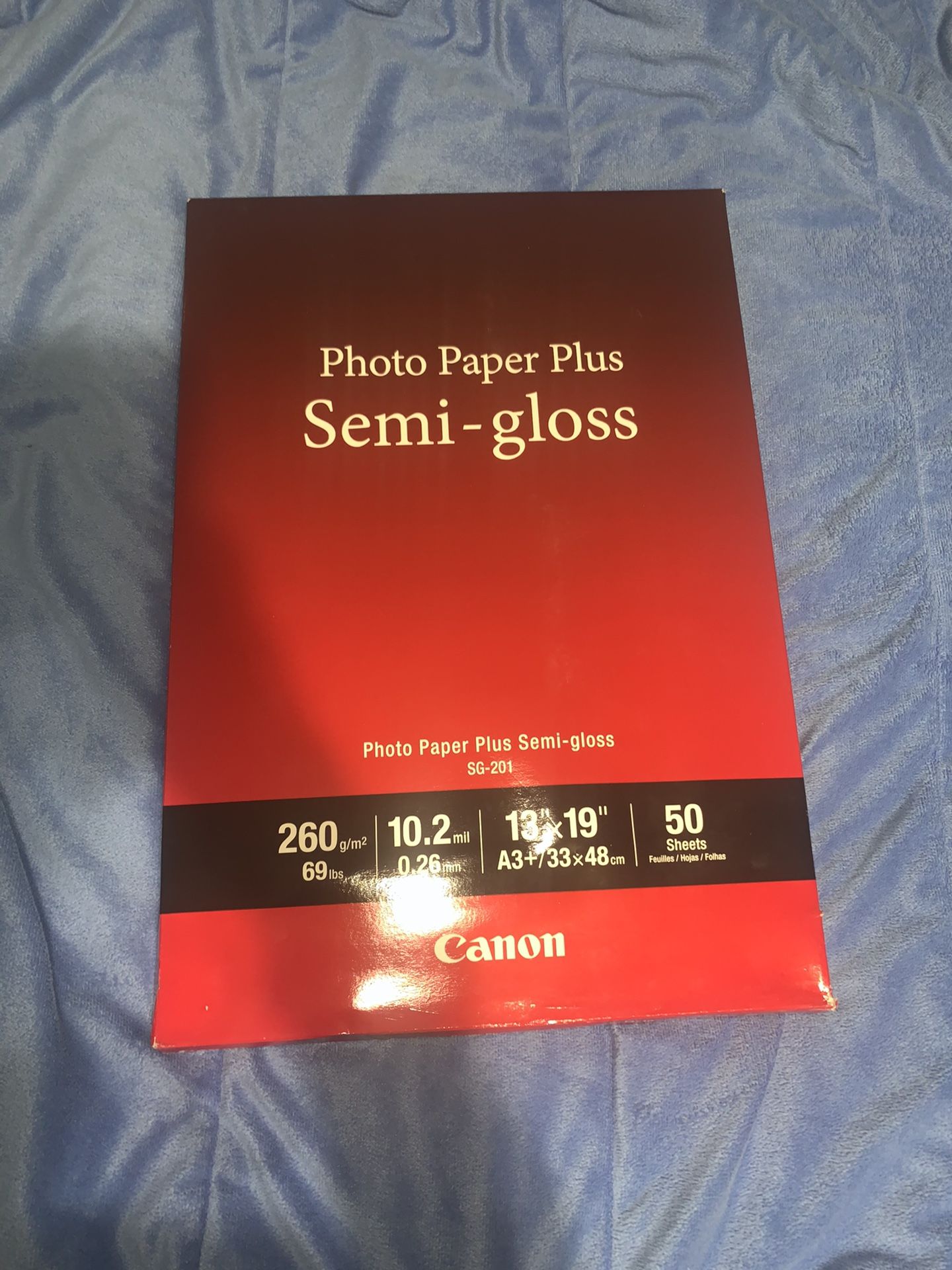 Canon photo paper plus semi-gloss