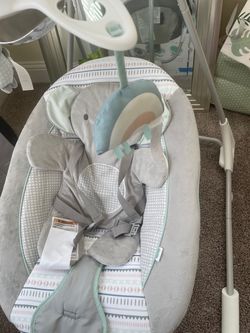 Barely used baby swing
