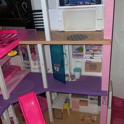Barbie Dreamhouse (3.75-ft) 3-Story Dollhouse Playset with Pool & Slide, Party Room, Elevator,