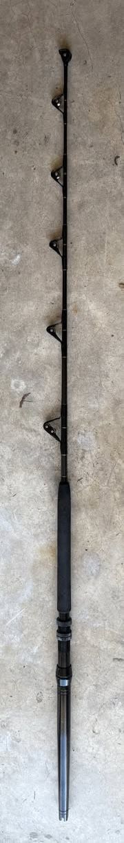 Rare Lamiglas Graphite 80lb Big Game Fishing Rodd w/ 2 Butts