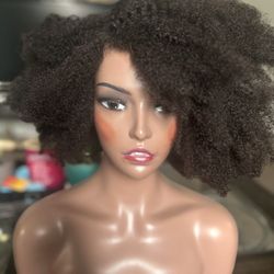 Human hair Lace front Afro