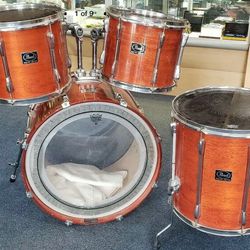 Pearl Export Drum set In Good Condition