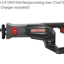 Craftsman C3 CRS1000 Reciprocating Saw (Tool Only - No
Battery or Charger included!)
