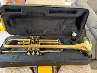 Brass Trumpet with Case