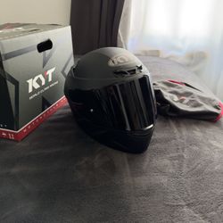 KYT TT-Course Motorcycle Helmet (Large)