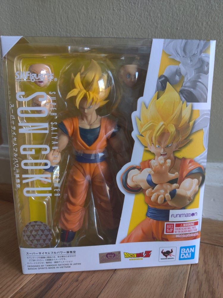 S.H.Figuarts Super Saiyan Son Goku Unopened & Still Factory Sealed