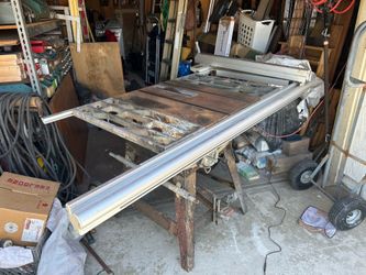 Craftsman Standing Table Saw w/ Cutom Extension