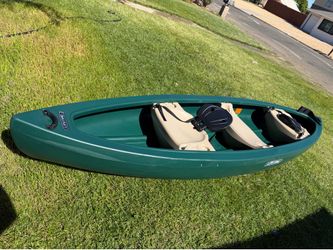 Colman canoe with mini Kota trolling motor