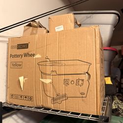 Yellow Pottery Wheel Brand New In Box