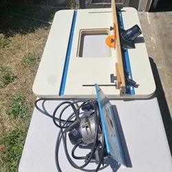 Rockler Router Table Top And Router