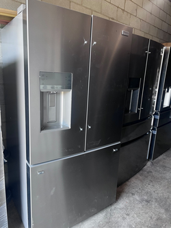 Stainless Steel French Door Fridge with Ice Maker