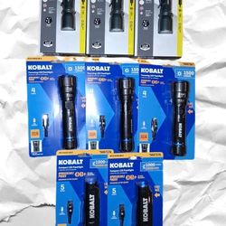 KOBALT & COAST FLASHLIGHTS (1500 & 1000 Lumen)