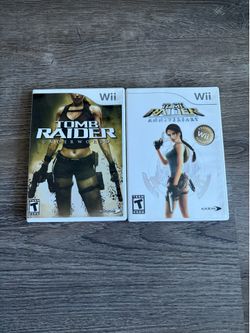 Tomb Raider Nintendo Wii Games Bundle