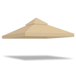 Canopy tent replacement color beige with little buttons