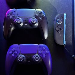 PS5 Controller And Joycon Switch 2