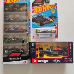 Hot Wheels & Burago Formula 1 Cars
