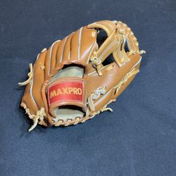 MAX PRO BASEBALL GLOVE TOP GRAIN COWHIDE  FG-TB EASY CATCH PACKET