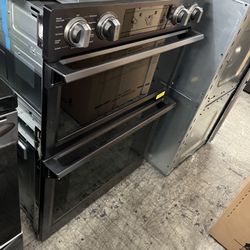 Samsung Black Stainless 30” Microwave Oven Combo Smart