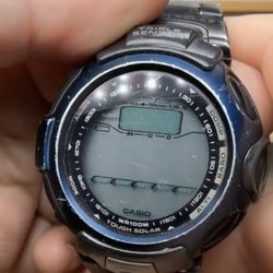 Casio Pro Trek PRG 50 Digital Solar  Triple Sensor Watch