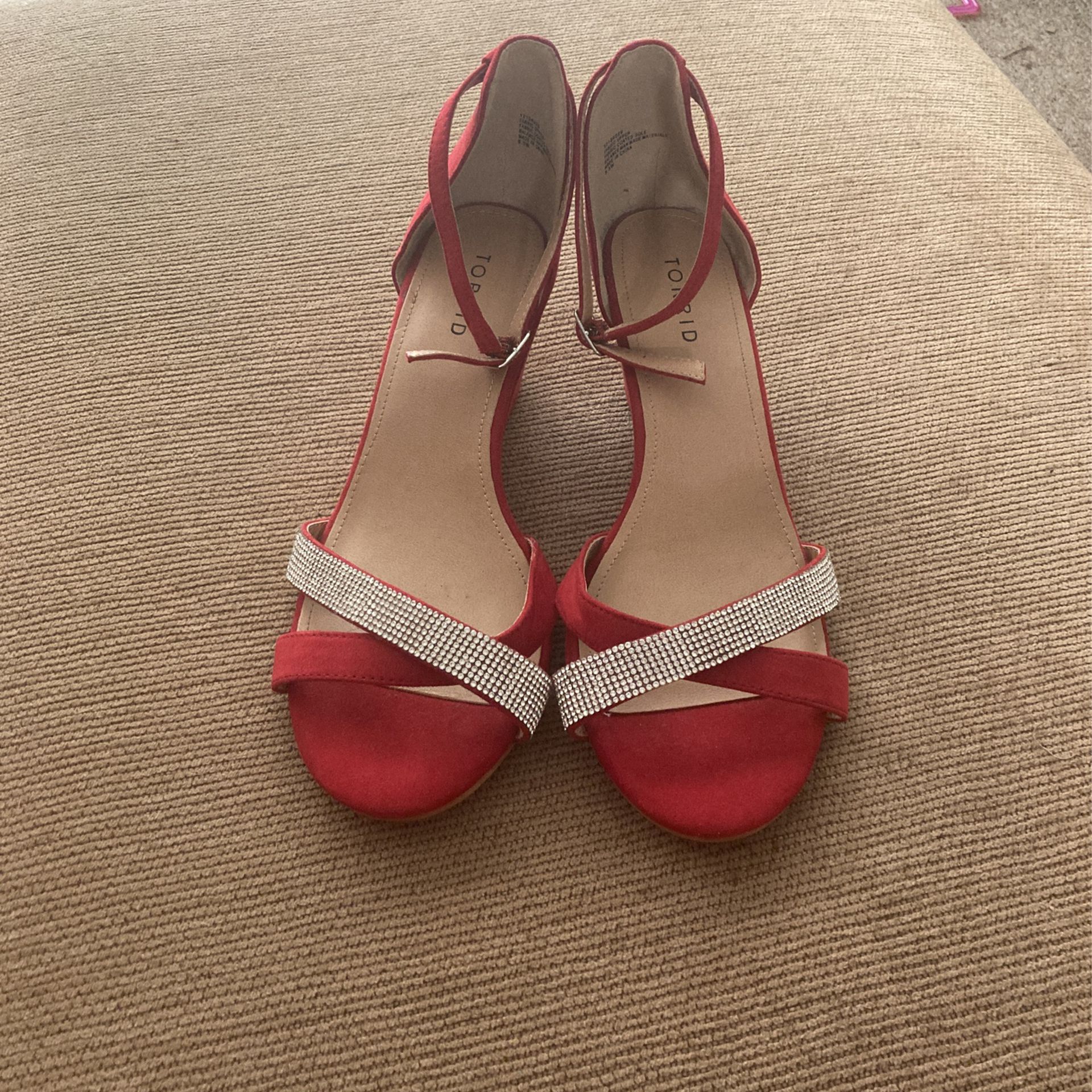 Red And Diamond Heels