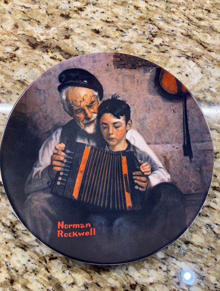 1981 Norman Rockwell Music Maker Plate