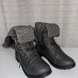 Dark Grey Rain/Snow Boots 