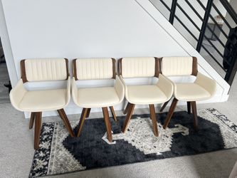 Brand New Four Leather Chairs 