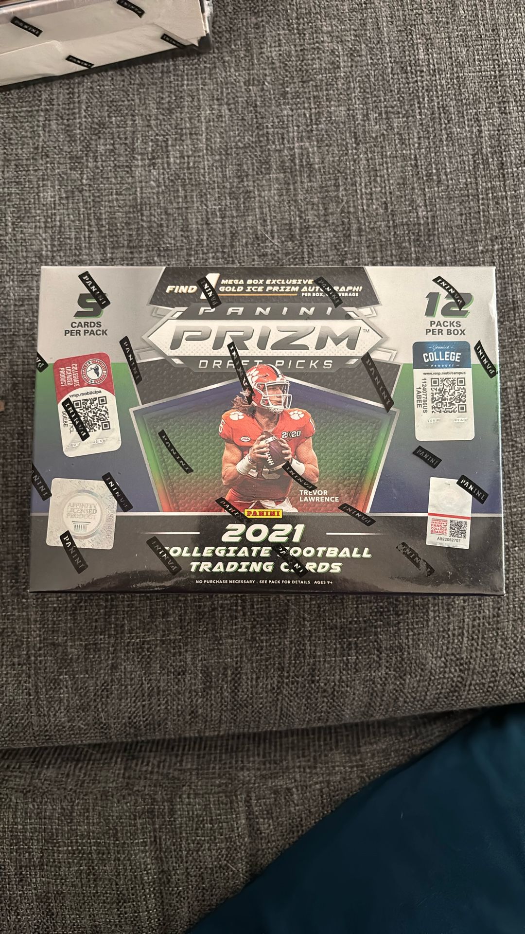 New 2021 Panini NFL Prizm Draft Picks Football Trading Cards Mega Gold Ice Auto