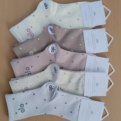ALO Socks Bundle 5 Pairs Brand New
