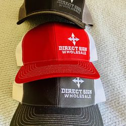 3 Trucker style hats