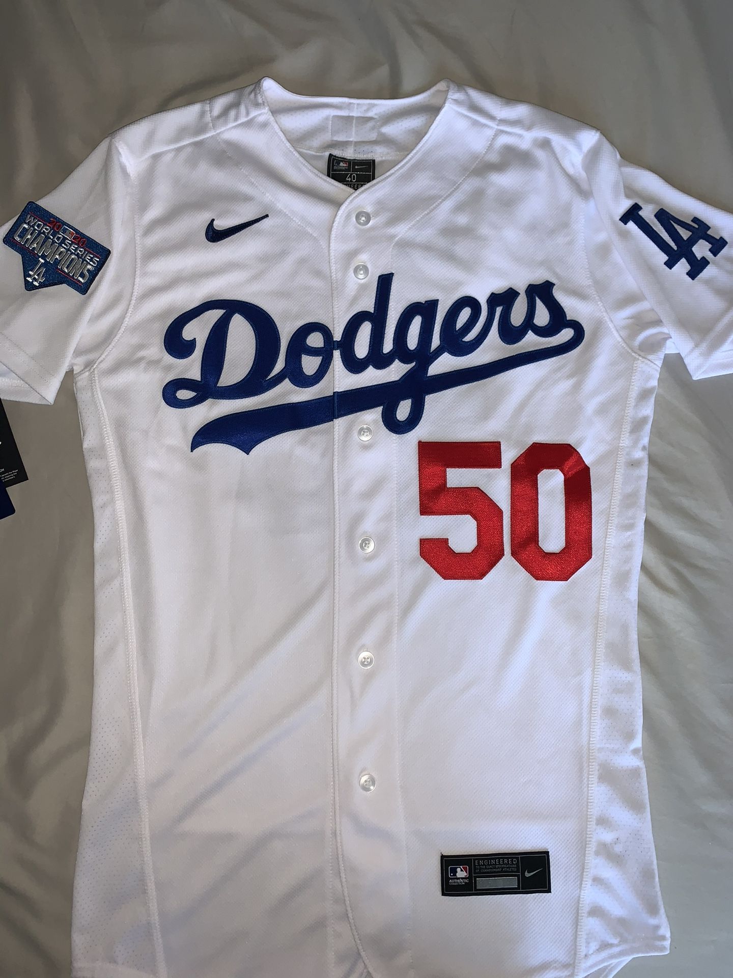 Los Angeles Dodgers 2020 World Series Champions Jersey