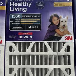 3M Filtrete 16x25x4 Slim Fit Furnace Filter
