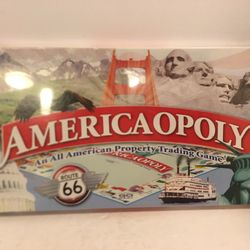 American poly Board Game Late for the sky America-Opoly Monopoly- new sealed. 