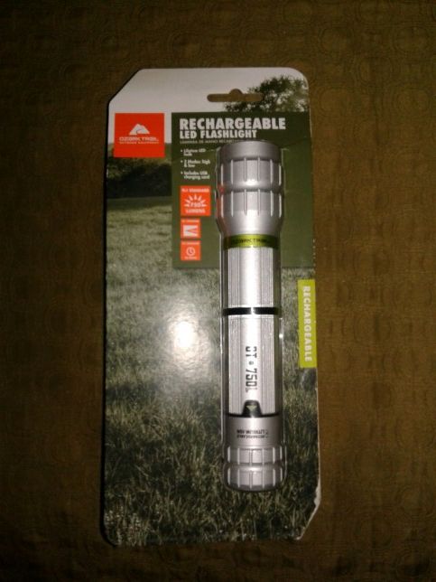 Ozark Trail 750 lumen Rechargeable Flashlight