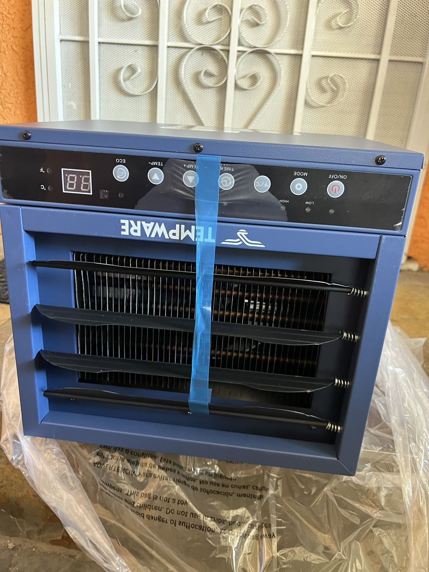 TEMPWARE Electric Garage Heater, 7500-Watt Digital Fan-Forced Ceiling Mount  Shop Heater with Full-Function Remote, 240-Volt Hardwired Heater with 12-H  for Sale in Bellflower, CA - OfferUp