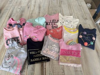 Lot Of Girls 2T/24Month Long Sleeve Shirts