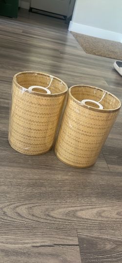 Cute pair of bobo lamp shades - smaller
