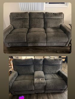 Reclining sofa love seat 300