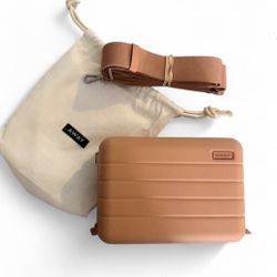 New (NWT) Away Travel Mini Crossbody Bag in Clay Pink