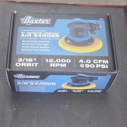 Baxter 6 Inch Random Orbital Air Sander 