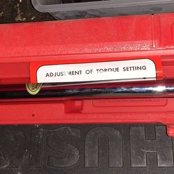 Adjustment Of Torque Wrench 