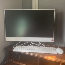 HP Computer With Keyboard+Mouse (white)