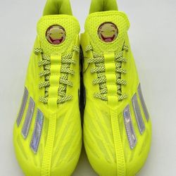 Adidas Adizero Men's Size 13 Big Mood Emoji Football Cleats Solar Yellow GX7900