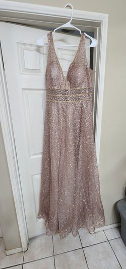 Rose Gold Formal Gown Size 14
