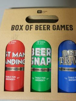 Box of Beer Can Games!