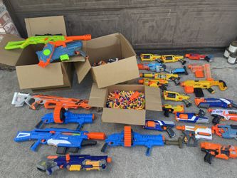 Nerf Collection 30+ (plenty Of Ammo) 