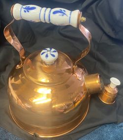 Vintage Rare Copper Kettle Benjamin & Medwin