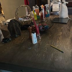 Oak dining room table