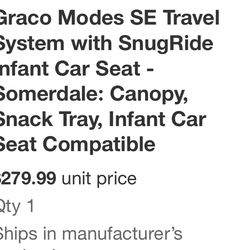 Graco SnugRide Infant Car seat